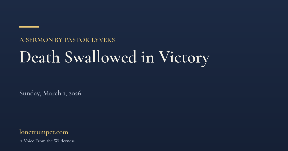 Death Swallowed in Victory