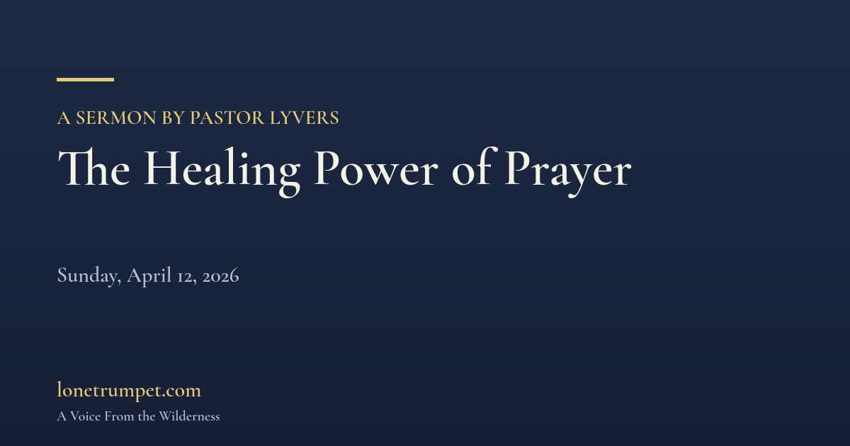 The Healing Power of Prayer
